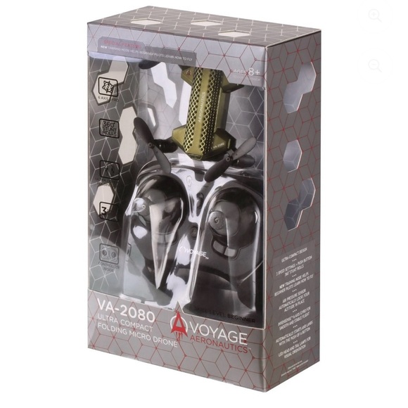 *NEW* Voyage Mini Drone with Controller - Black and Metallic Green - Picture 2 of 8